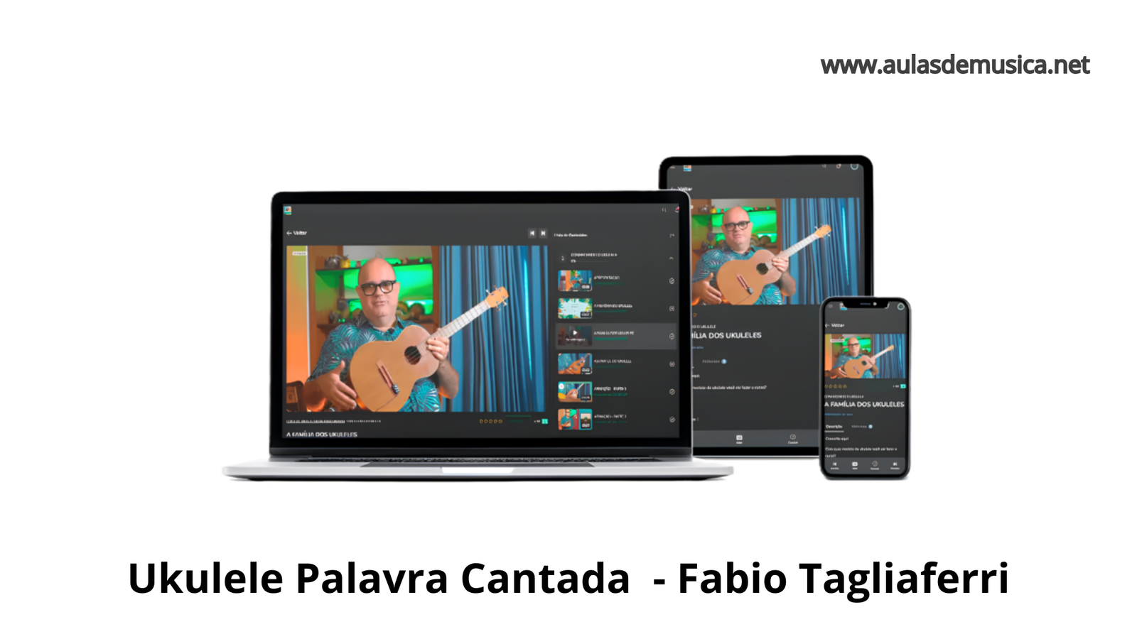 Curso de Ukulele da Palavra Cantada Fabio Tagliaferri
