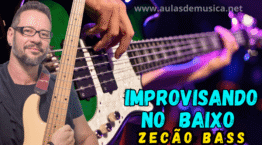 Improvisando no Contrabaixo com professor Zecão Bass